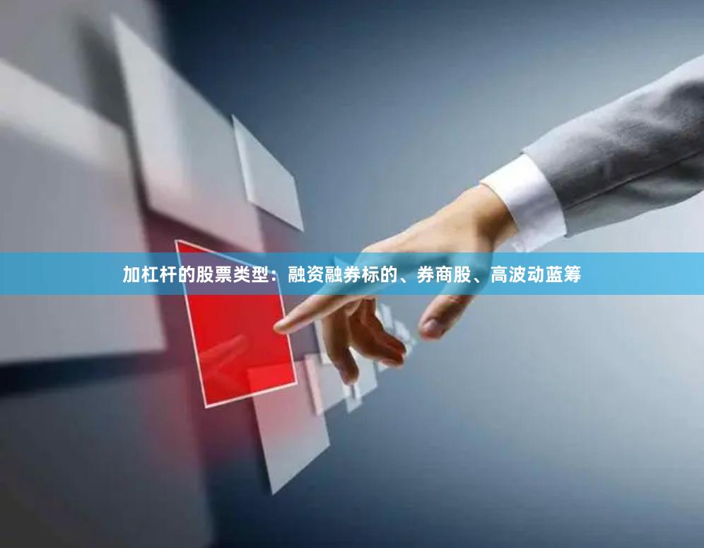 加杠杆的股票类型：融资融券标的、券商股、高波动蓝筹